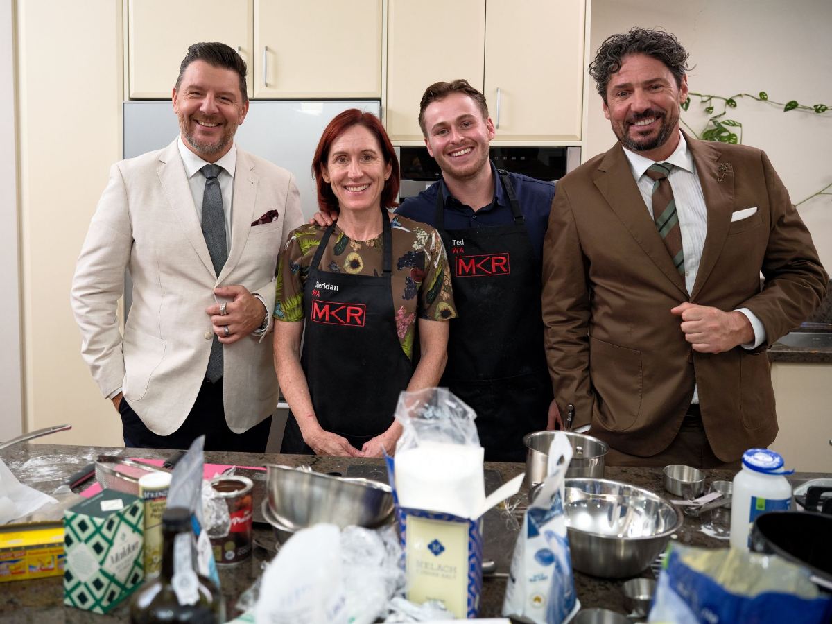 My Kitchen Rules Gatecrashers: Sheridan and Ted score 69 on Channel 7