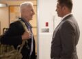 Mark Harmon as Gibbs meets Michael Weatherly as DiNozzo in NCIS: Origins