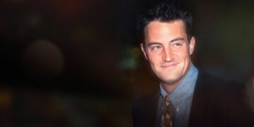 Matthew Perry in a publicity photograph for Netflix's The One About Matthew Perry