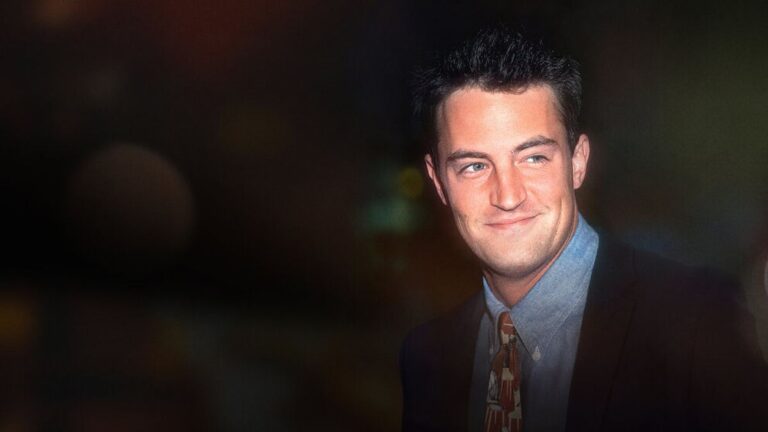 Matthew Perry in a publicity photograph for Netflix's The One About Matthew Perry