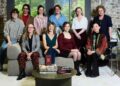 Eight finalists of Netflix’s The Next Brilliant Career programme at the Sydney pitch day