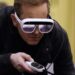 News24 National Affairs Correspondent Jonathan Lea wearing smart glasses in Artificial Intelligence: Who's in Control?