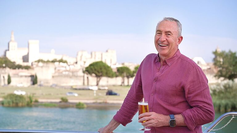 Mark Beretta beside the water for Ports to Paradise