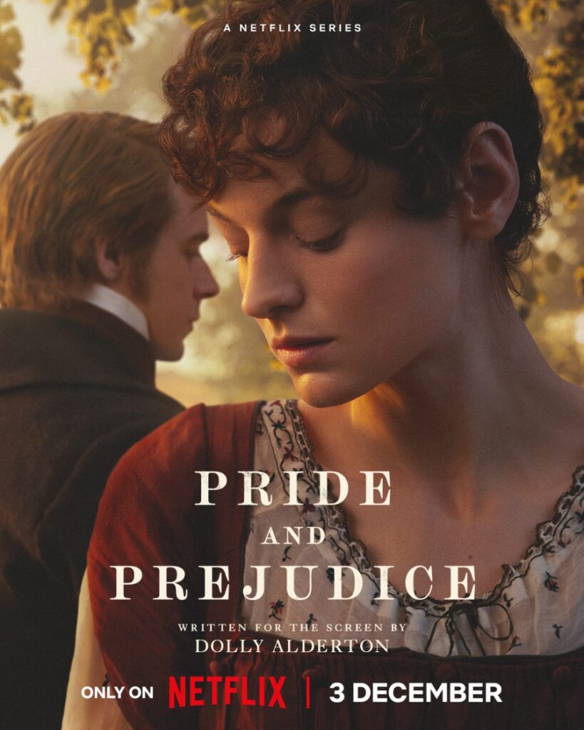 Official key art for Pride and Prejudice on Netflix