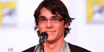 Breaking Bad actor RJ Mitte speaking at a San Diego Comic-Con panel in 2012