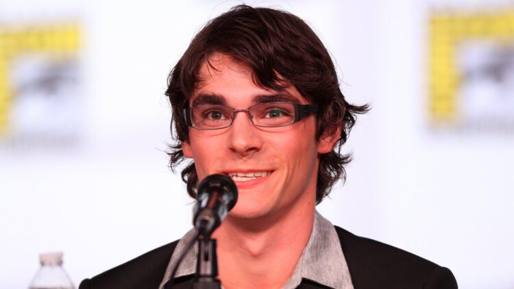 Breaking Bad actor RJ Mitte speaking at a San Diego Comic-Con panel in 2012