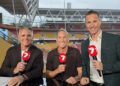 Channel 7 Rugby League World Cup commentary team at Suncorp Stadium