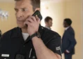 John Nolan on the phone in The Rookie season eight episode sixteen
