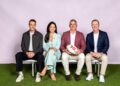 Matt Shirvington, Mel McLaughlin, Corey Parker and Matt White for Channel 7 Rugby League World Cup coverage
