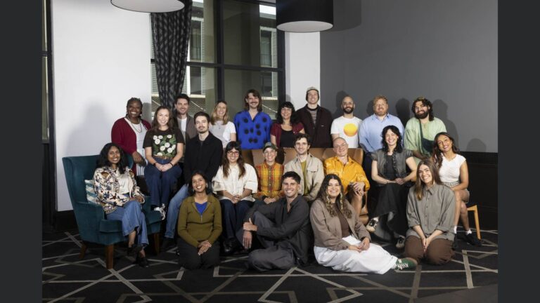 The 2026 Digital Originals shortlisted creative teams gathered for a group portrait