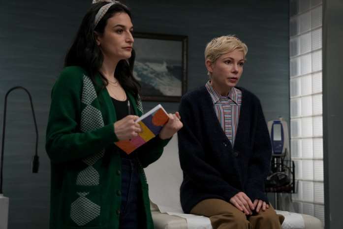 Michelle Williams and Jenny Slate in Dying for Sex