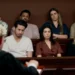 Jurors listen to a lawyer in The Jury