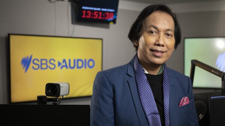 SBS Malay executive producer Zaini Ahmad in an SBS Audio studio