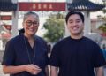 Kylie Kwong and Kevin La in SBS's Family Dineasties