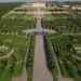 Formal gardens at Hampton Court Palace