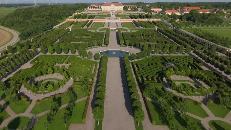 Formal gardens at Hampton Court Palace