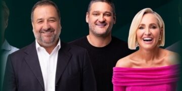 Three Southern Cross Austereo radio presenters from the supplied GfK Survey 6 artwork