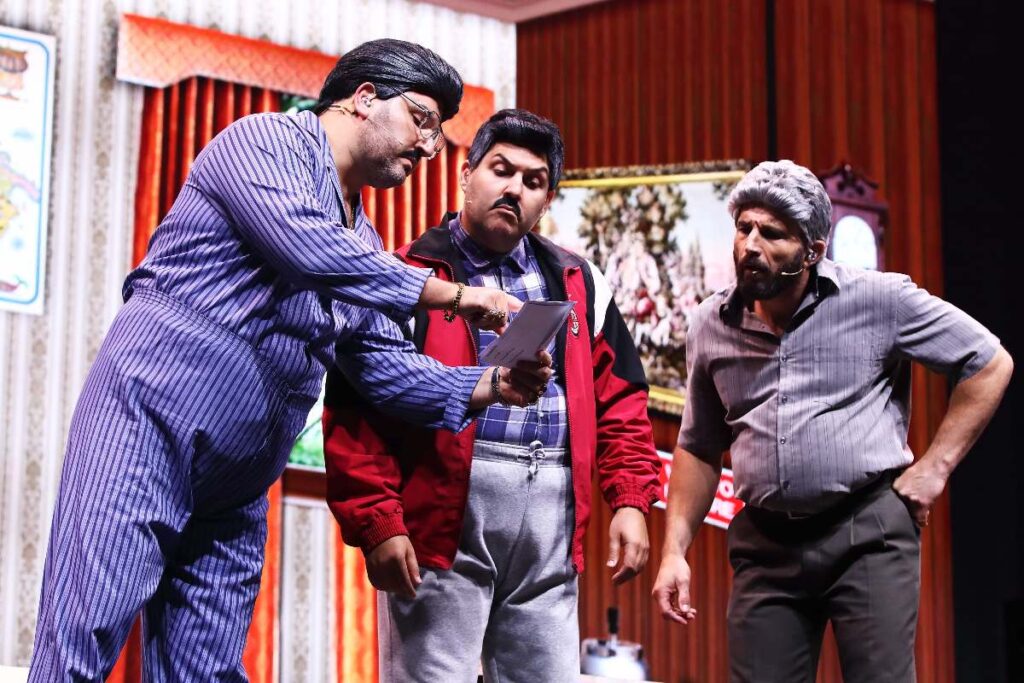 Sooshi Mango performing on stage