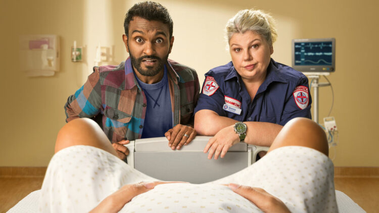 Nazeem Hussain and Urzila Carlson in Separated at Birth