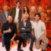 Shaun Micallef with Amanda Keller, Brett Blake, Abbie Chatfield and their families for episode three