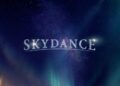 Skydance wordmark on a blue night-sky background
