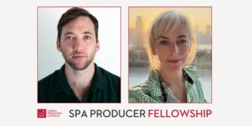 SPA Producer Fellowship recipients Liam Heyen and Madeleine Hetherton-Miau