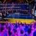 Stacks of Cash game show set and audience in the Portuguese production hub