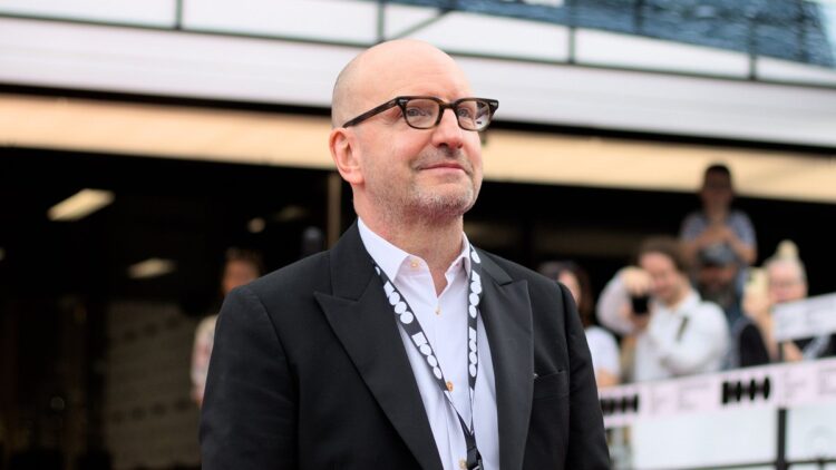 Director Steven Soderbergh on the red carpet at the Karlovy Vary International Film Festival