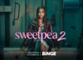 Ella Purnell as Rhiannon Lewis in the Sweetpea Season 2 key art for Binge.
