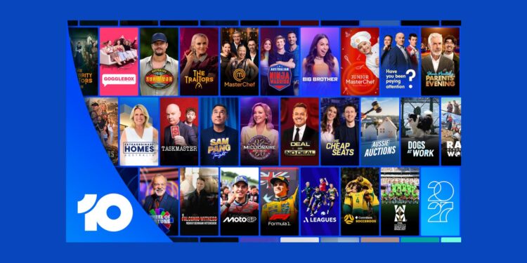 Channel 10 2027 program slate artwork