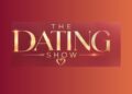Official gold The Dating Show title on a red and orange background.