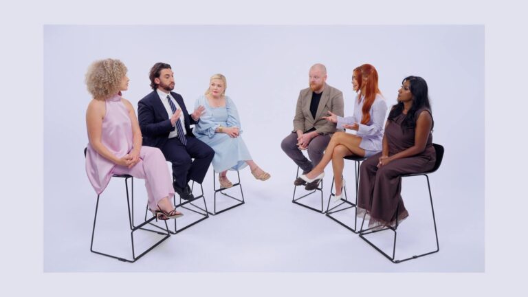 Six Australians taking part in The Feed debate about having children