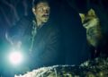 Jai Courtney beside the fox in an official still from The Fox