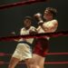 Jaalen Best as Cassius Clay boxing in the ring in The Greatest