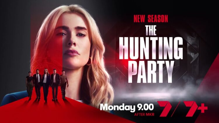 Melissa Roxburgh in key art for The Hunting Party season 2 on 7plus