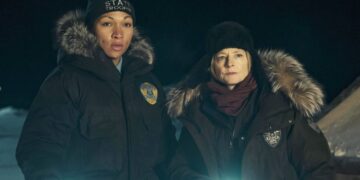 Kali Reis and Jodie Foster in True Detective: Night Country