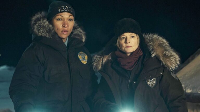 Kali Reis and Jodie Foster in True Detective: Night Country