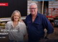 The Block co-hosts Shelley Craft and Scott Cam on a Thursday ratings card stating The Block leads Thursday.