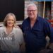 The Block co-hosts Shelley Craft and Scott Cam on a Thursday ratings card stating The Block leads Thursday.