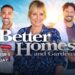 The Better Homes and Gardens presenters on a Friday ratings card stating Better Homes leads Friday.