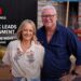 The Block co-hosts Shelley Craft and Scott Cam on a Thursday ratings card stating The Block leads entertainment and Seven wins the night with a 29.6% Total TV share.