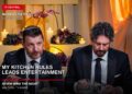 My Kitchen Rules judges dine on a Monday ratings card stating My Kitchen Rules leads entertainment and Seven wins the night.