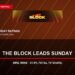 The Block 2026 key art on a Sunday ratings card stating The Block leads Sunday and Nine wins with a 31.9% Total TV share.