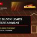 A Tuesday TV ratings card with The Block key art stating The Block leads entertainment, Seven wins Tuesday and Seven has a 34.7% Total TV share.