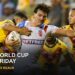 TV Ratings Friday 30 October 2026 card featuring England against Papua New Guinea at the Rugby League World Cup, with a 2.059 million Total TV Reach headline.