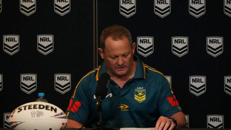 Kevin Walters discusses the Kangaroos Rugby League World Cup squad
