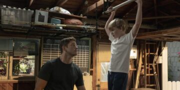 Chris Pratt and Jude Hill in Way of the Warrior Kid