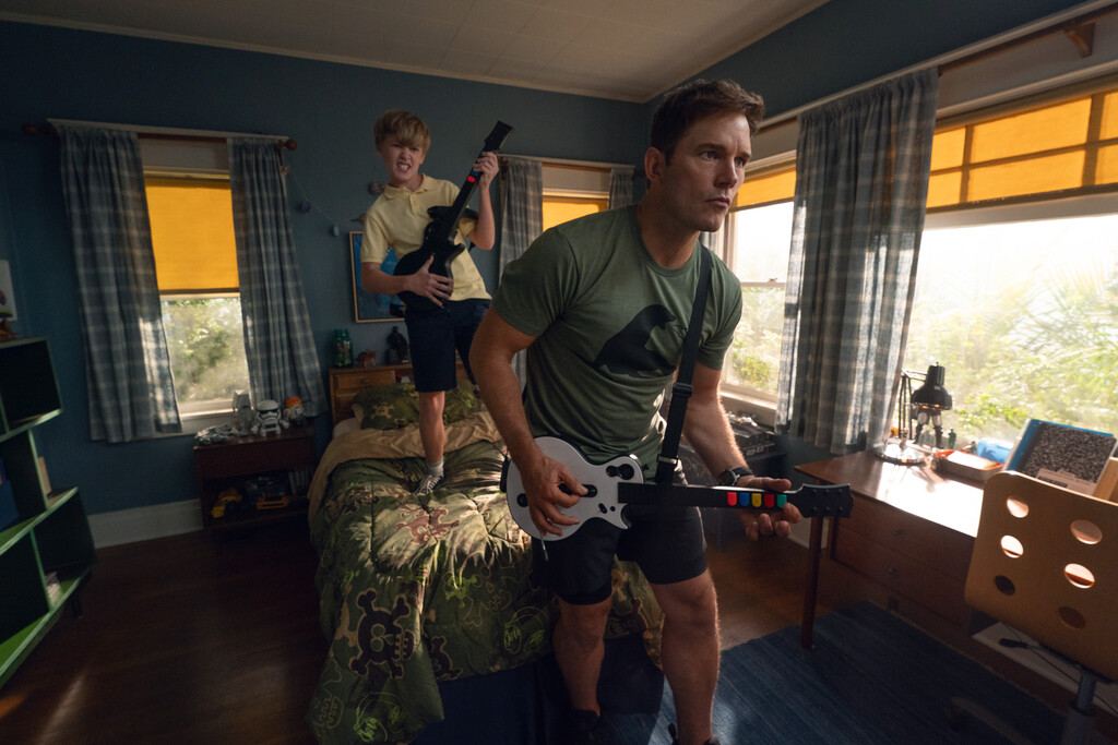Chris Pratt and Jude Hill in Way of the Warrior Kid