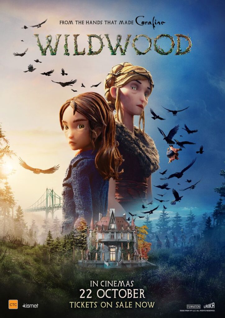 Australian poster for the 2026 stop-motion film Wildwood